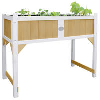 AXI Hochbeet B/H/L: ca. 54x90x120 cm Hochbeet - braun/weiß (120,00/54,00/90,00cm) - AXI