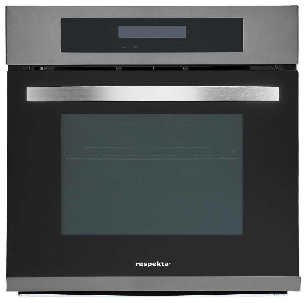 Respekta Backofen DIGI8Blacksteel Blacksteel Edelstahl B/H/T: ca. 59,5x59,5x57,5 cm DIGI8Blacksteel - Blacksteel (59,50/59,50/57,50cm) - Respekta