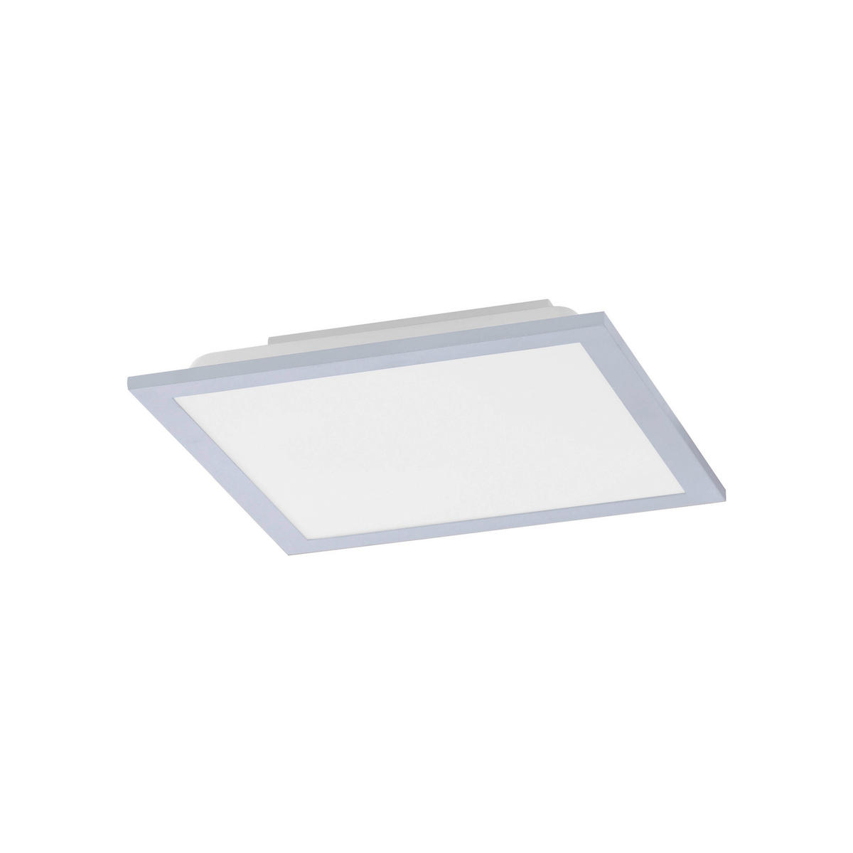 Just Light LED-Deckenpanel FLAT 14754-21 silber weiß Kunststoff Metall B/H/T: ca. 29,5x6x29,5 cm 1 Brennstellen FLAT - weiß/silber (29,50/6,00/29,50cm) - Just Light