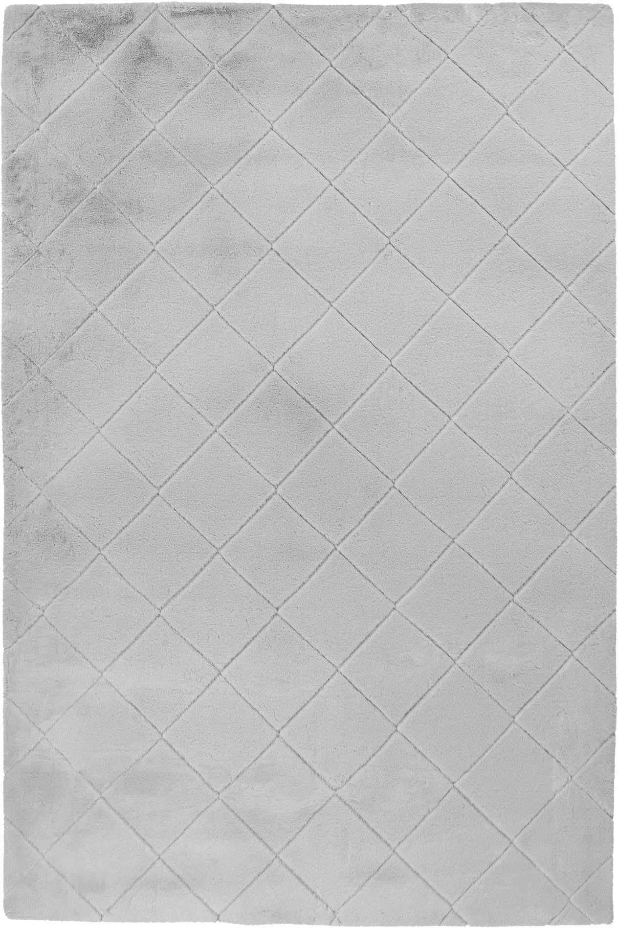 Padiro Hochflorteppich Imala 125 grau B/H/L: ca. 200x3x290 cm Imala 125 - grau (290,00/200,00/3,00cm) - Padiro