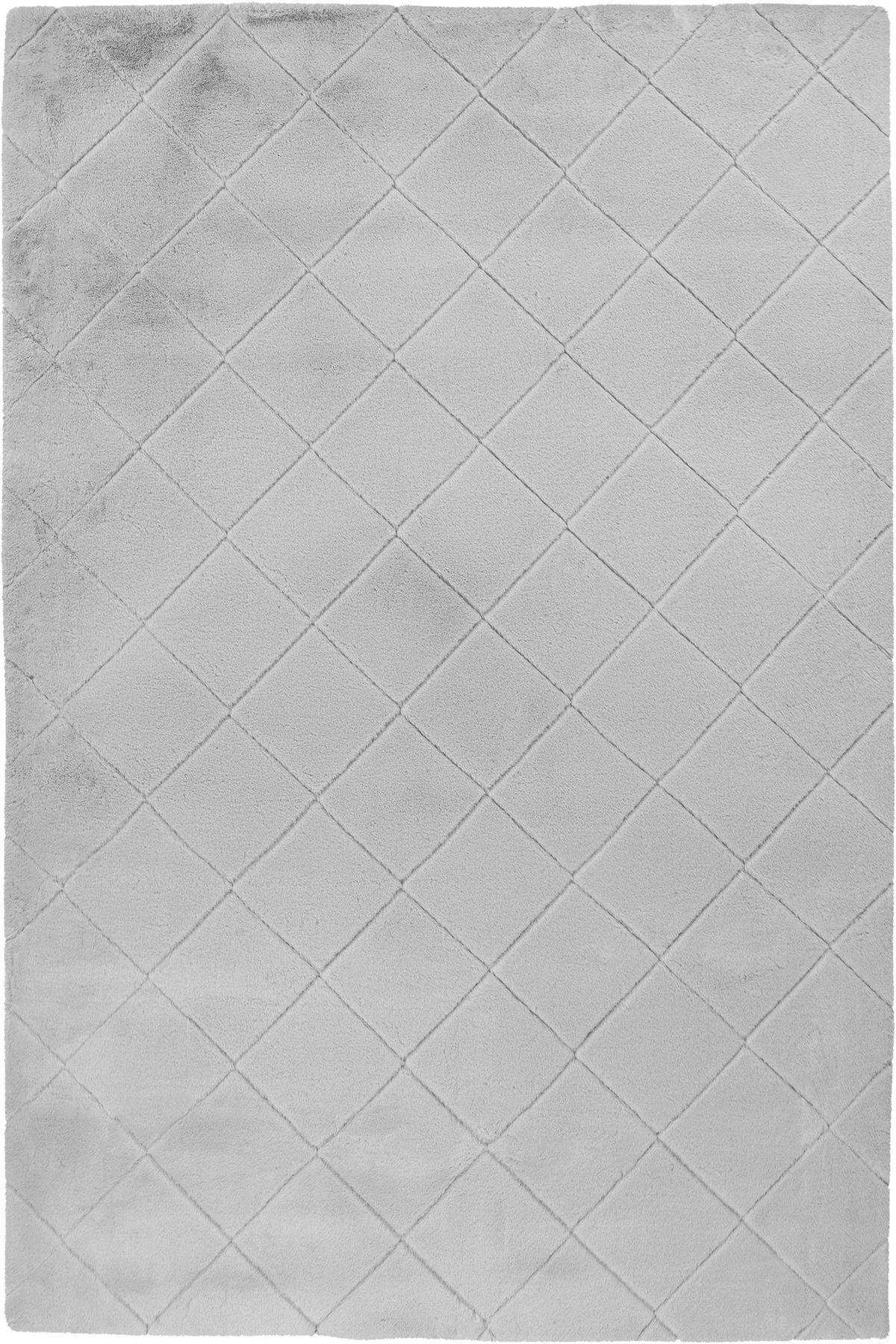 Padiro Hochflorteppich Imala 125 grau B/H/L: ca. 200x3x290 cm Imala 125 - grau (290,00/200,00/3,00cm) - Padiro