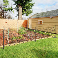 Outsunny Scherengitter dunkelbraun Aluminium B/H/L: ca. 31x103,5x405 cm Scherengitter - dunkelbraun (405,00/31,00/103,50cm) - Outsunny