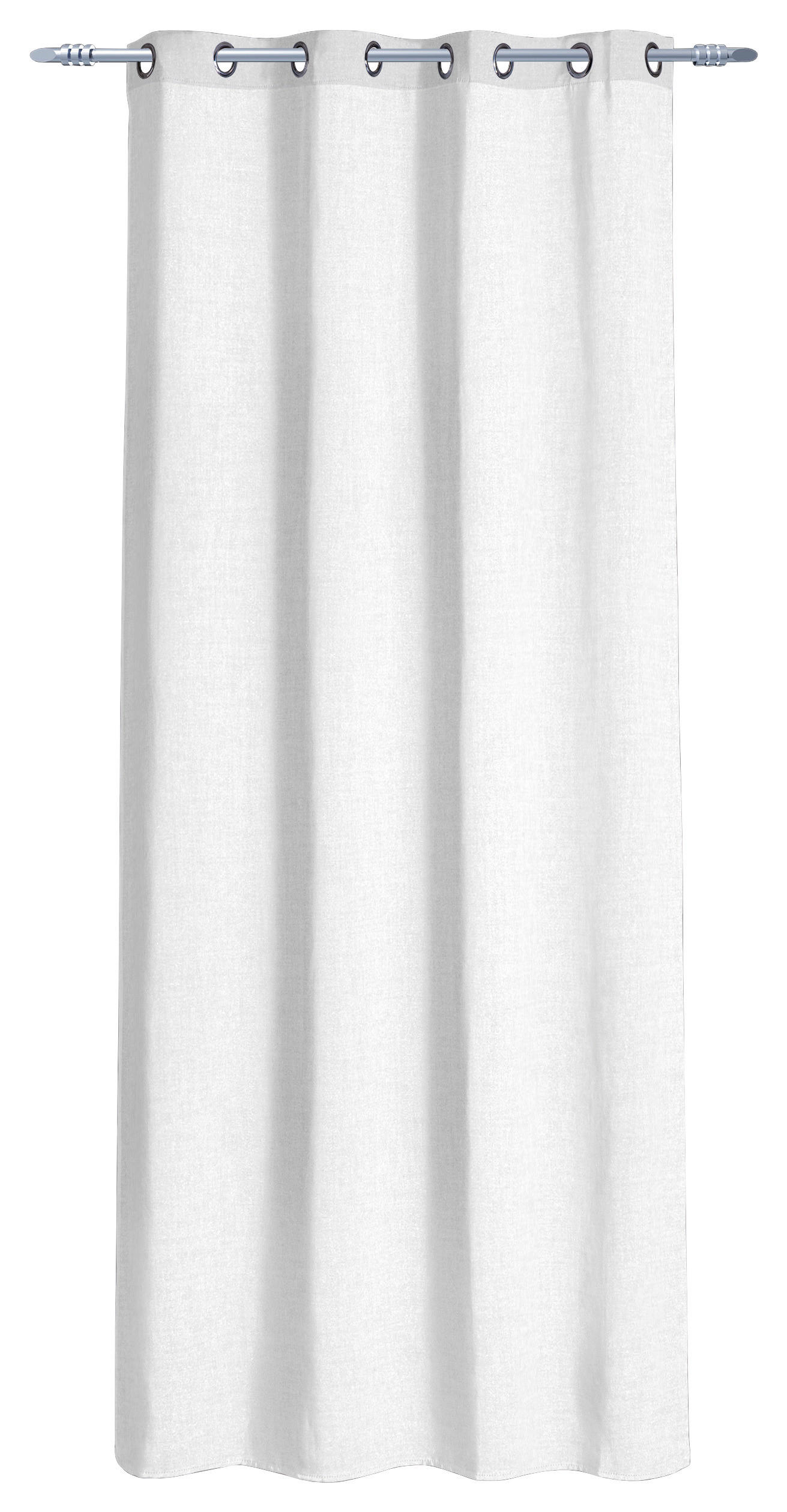 Ösenvorhang Cleo weiß B/L: ca. 140x240 cm Cleo - weiß (140,00/240,00cm) - POCOline