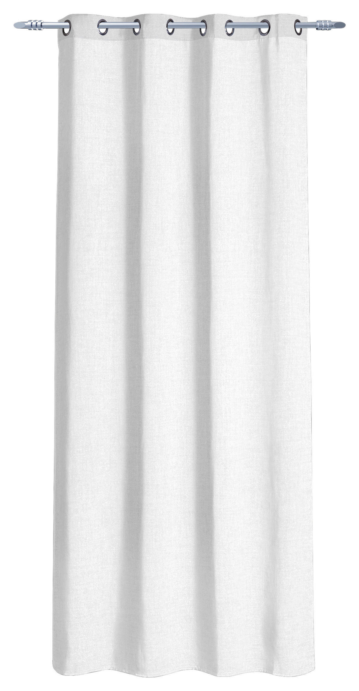 Ösenvorhang Cleo weiß B/L: ca. 140x240 cm Cleo - weiß (140,00/240,00cm) - POCOline