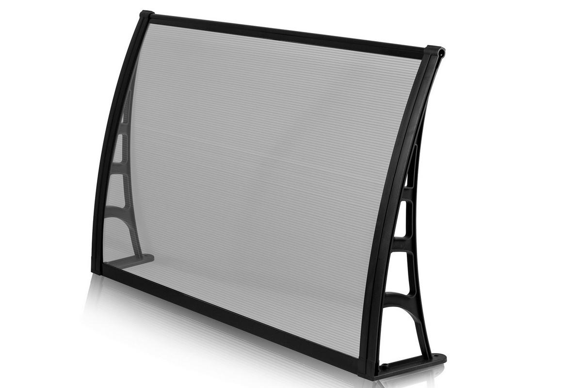 BURTAS VORDACH Vordach transparent B/H/L: ca. 120x23x70 cm Vordach_GRDN0033 - transparent (70,00/120,00/23,00cm) - BURTAS VORDACH
