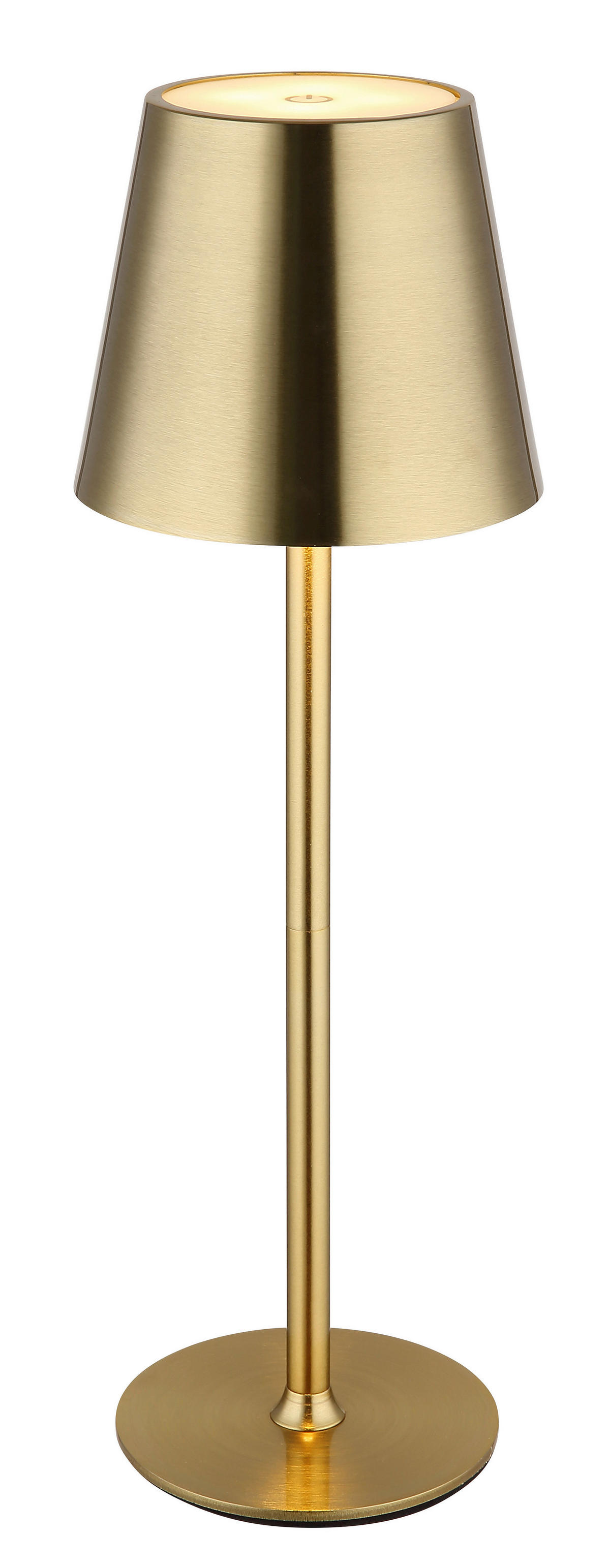 GLOBO LED-Tischleuchte VANNIE 58438M Opal messing Metall Kunststoff H/D: ca. 47x11,2 cm 1 Brennstellen VANNIE - messing/Opal (11,20/47,00cm) - GLOBO