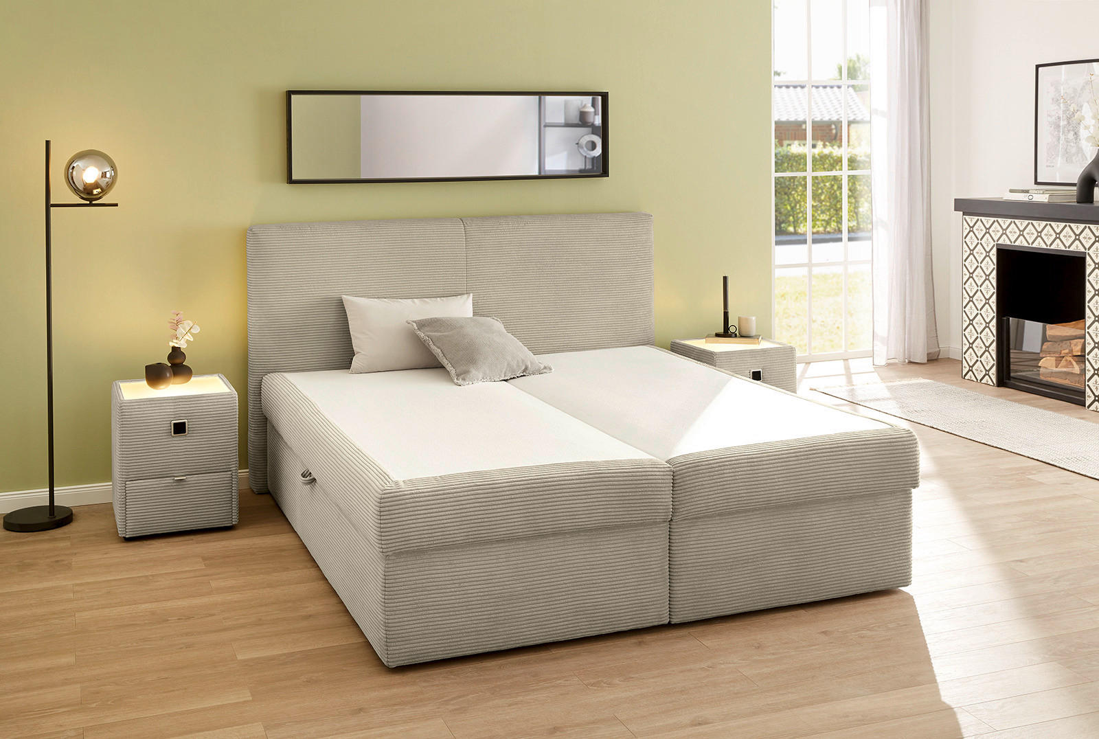 Boxbett  Greige Louisa_Boxbett 24202864261700000 - Greige (188,00/112,00/213,00cm)