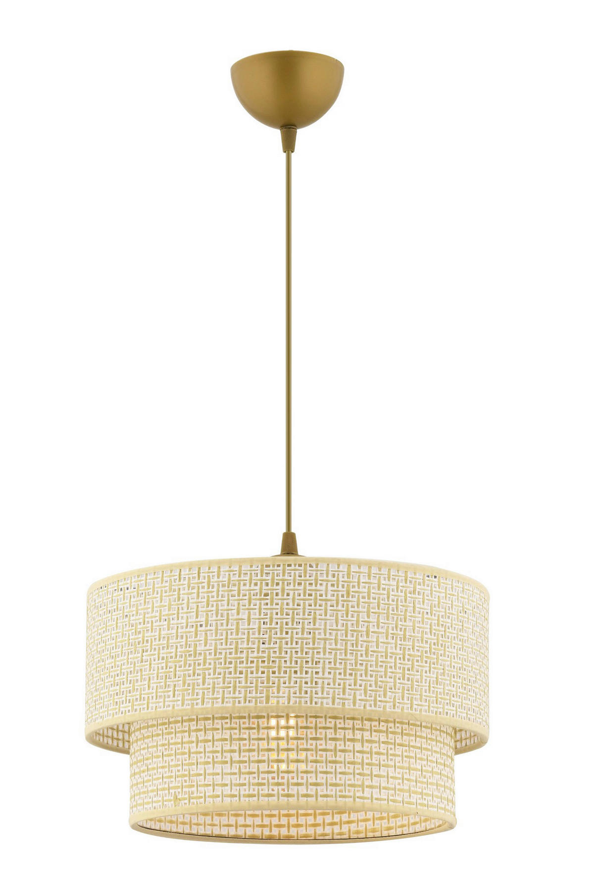 Opviq Pendelleuchte Echo creme Baumwolle B/H/T/L/D: ca. 30x65x30x30x30 cm E27 1 Brennstellen Echo - creme (30,00/30,00/65,00cm) - Opviq