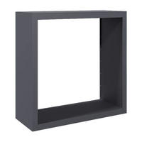VidaXL Brennholzregal anthrazit B/H/L: ca. 40x100x100 cm Brennholzregal - anthrazit (100,00/40,00/100,00cm) - VidaXL
