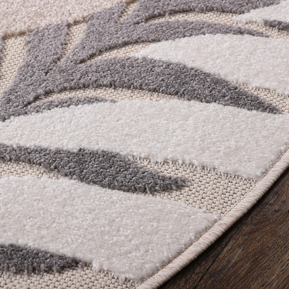 Sanat Outdoorteppich FLORAL creme B/L: ca. 120x120 cm FLORAL - creme (120,00/120,00cm) - Sanat