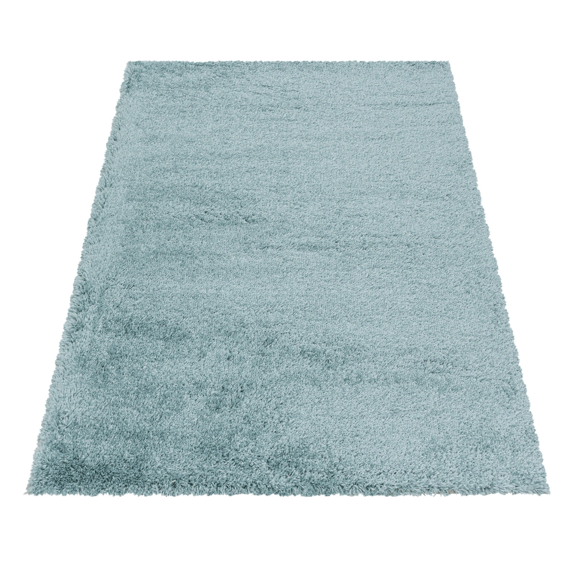 Ayyildiz Teppich FLUFFY blau B/L: ca. 80x150 cm FLUFFY - blau (80,00/150,00cm) - Ayyildiz