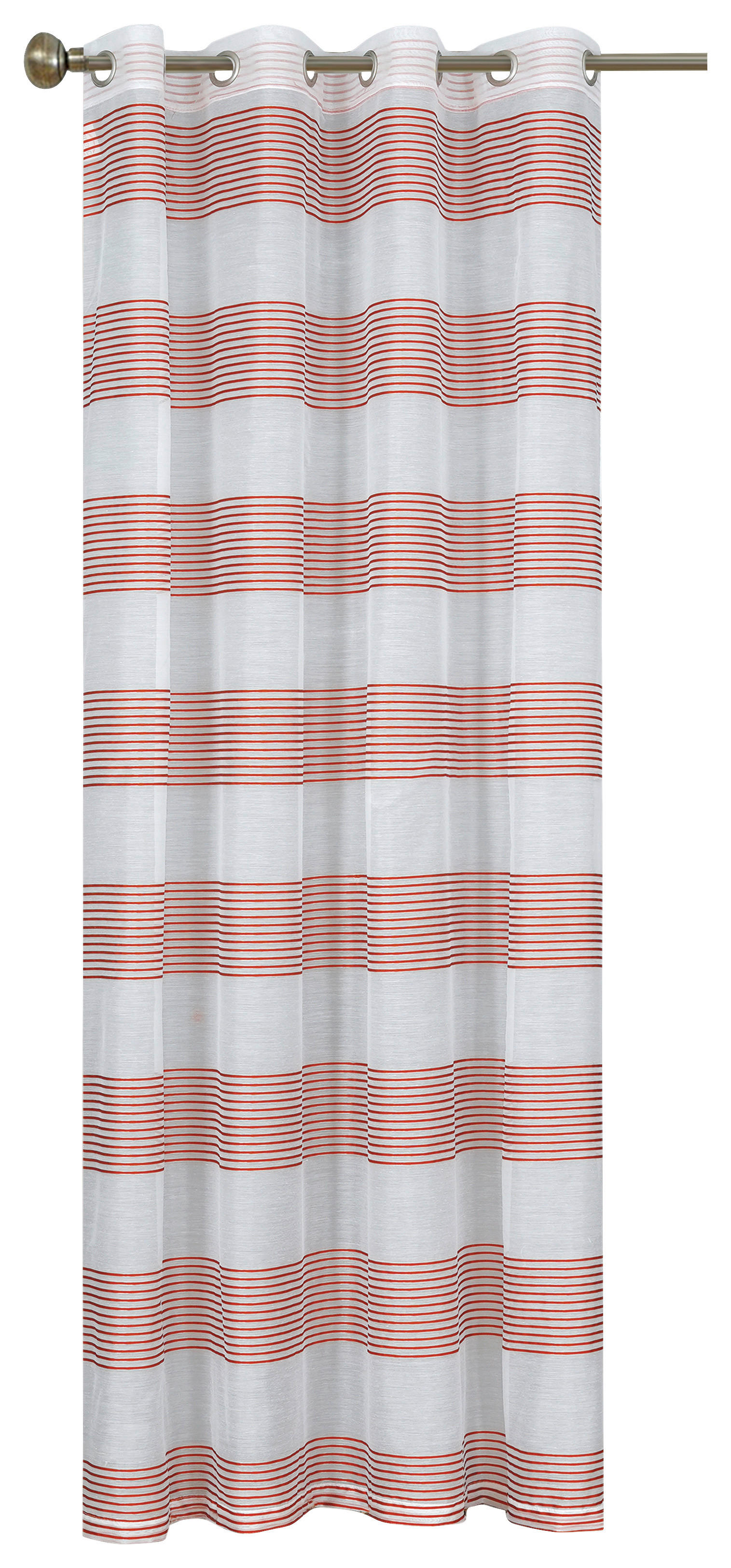 home Topline Ösenvorhang Mina rost B/L: ca. 135x245 cm Mina - rot/rost (135,00/245,00cm) - home Topline