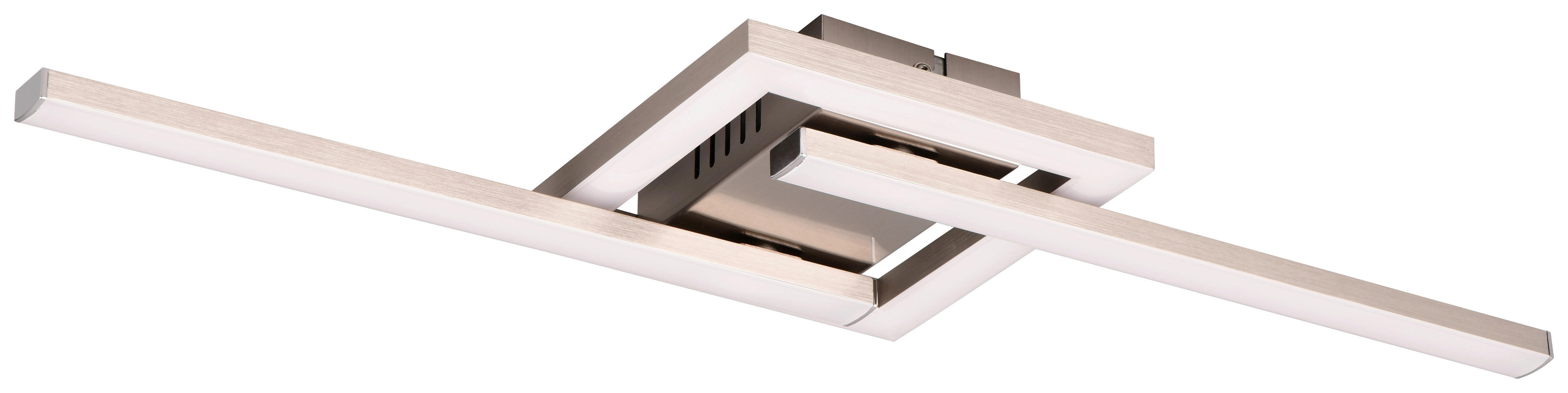 Deckenleuchte nickel Metall B/H/T: ca. 55x5x16 cm LED-Deckenleuchte_Viale - nickel (55,00/5,00/16,00cm)