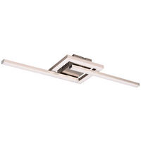 Deckenleuchte nickel Metall B/H/T: ca. 55x5x16 cm LED-Deckenleuchte_Viale - nickel (55,00/5,00/16,00cm)