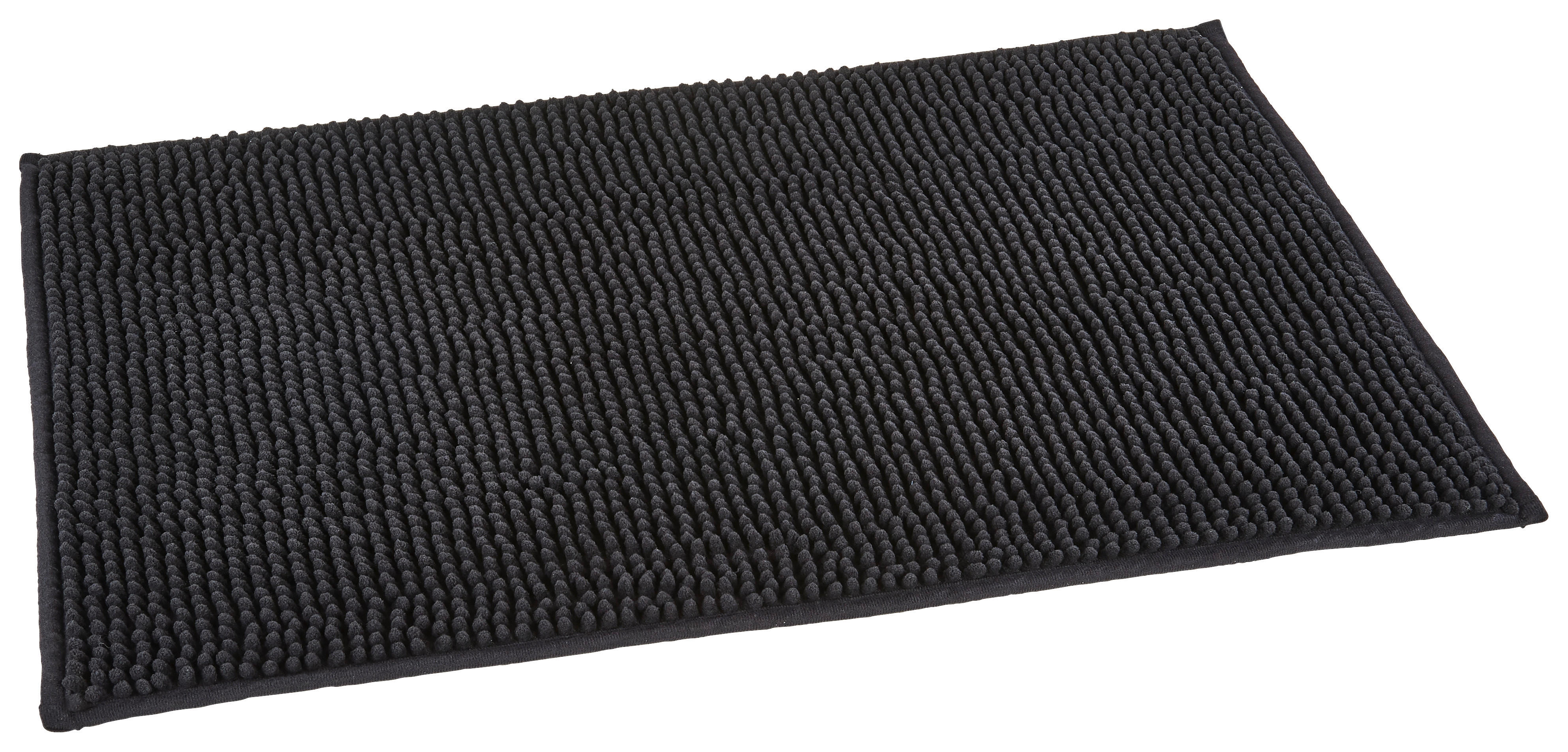 Badematte Badematte_Chenille 44x67cm schwarz - schwarz (44,00/67,00cm)
