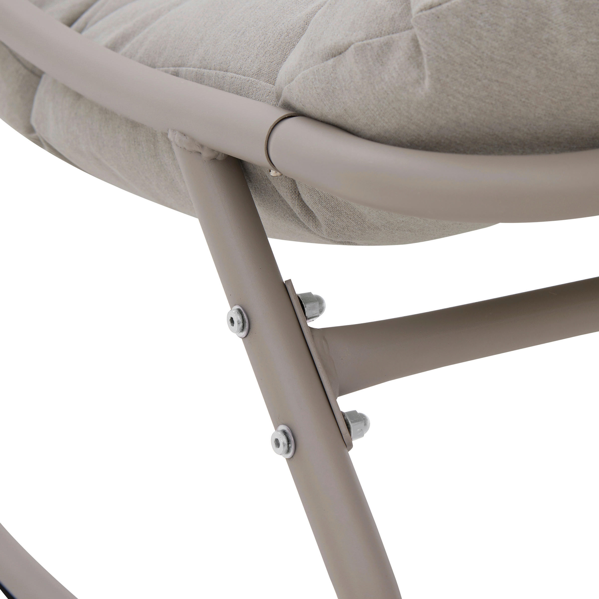 Thumbnail - POCOline Gartenstuhl beige Polyester B/H/L: ca. 78x74x101 cm