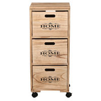 POCOline Aufbewahrungsregal natur Holz B/H/L: ca. 31x82x34 cm Aufbewahrungsregal_Home - natur (34,00/31,00/82,00cm) - POCOline