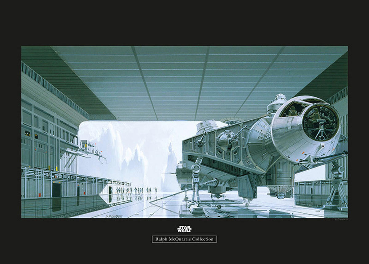 Komar Poster Star Wars Classic RMQ Hangar Shuttl Star Wars - Classic B/L: ca. 70x50 cm Star Wars Classic RMQ Hangar Shuttl - (70,00/50,00cm) - Komar