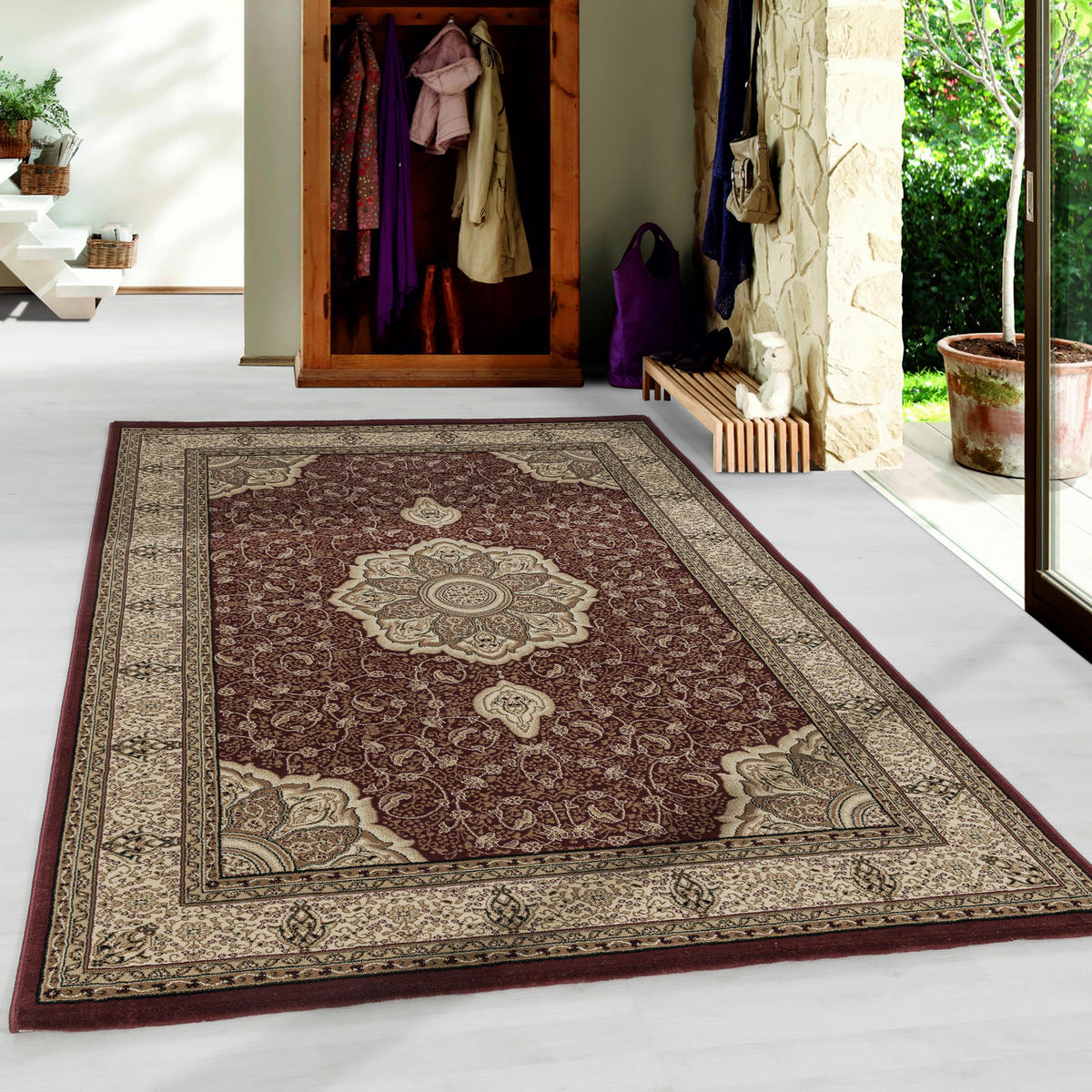 Ayyildiz Teppich KASHMIR rot B/L: ca. 160x230 cm KASHMIR - rot (160,00/230,00cm) - Ayyildiz