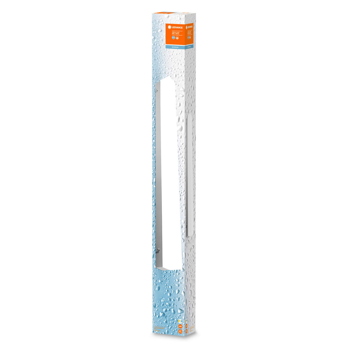 LEDVANCE LED-Badspiegelleuchte 399624 weiß Aluminium Kunststoff B/H/L: ca. 4x7x60 cm Square Click-CCT - weiß (60,00/4,00/7,00cm) - LEDVANCE