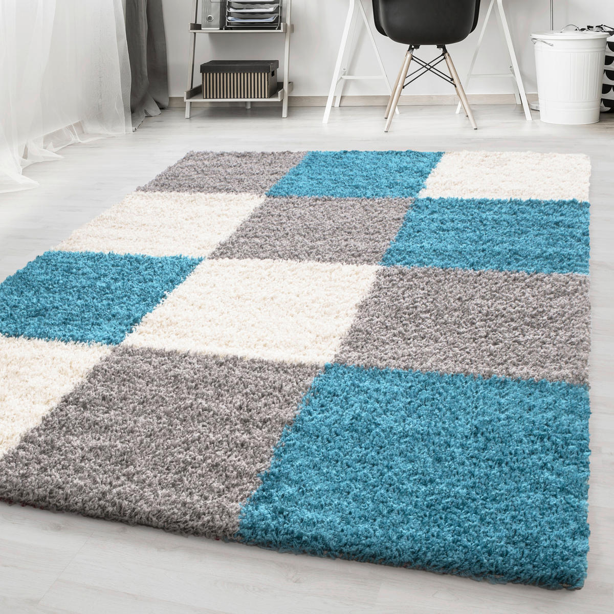 Ayyildiz Teppich LIFE türkis B/L: ca. 60x110 cm LIFE - türkis (60,00/110,00cm) - Ayyildiz