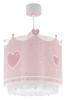 Pendelleuchte Little Queen 61102 rosa Kunststoff H/D: ca. 25x26 cm E27 1 Brennstellen Pendelleuchte 61102 - rosa (26,00/25,00cm)