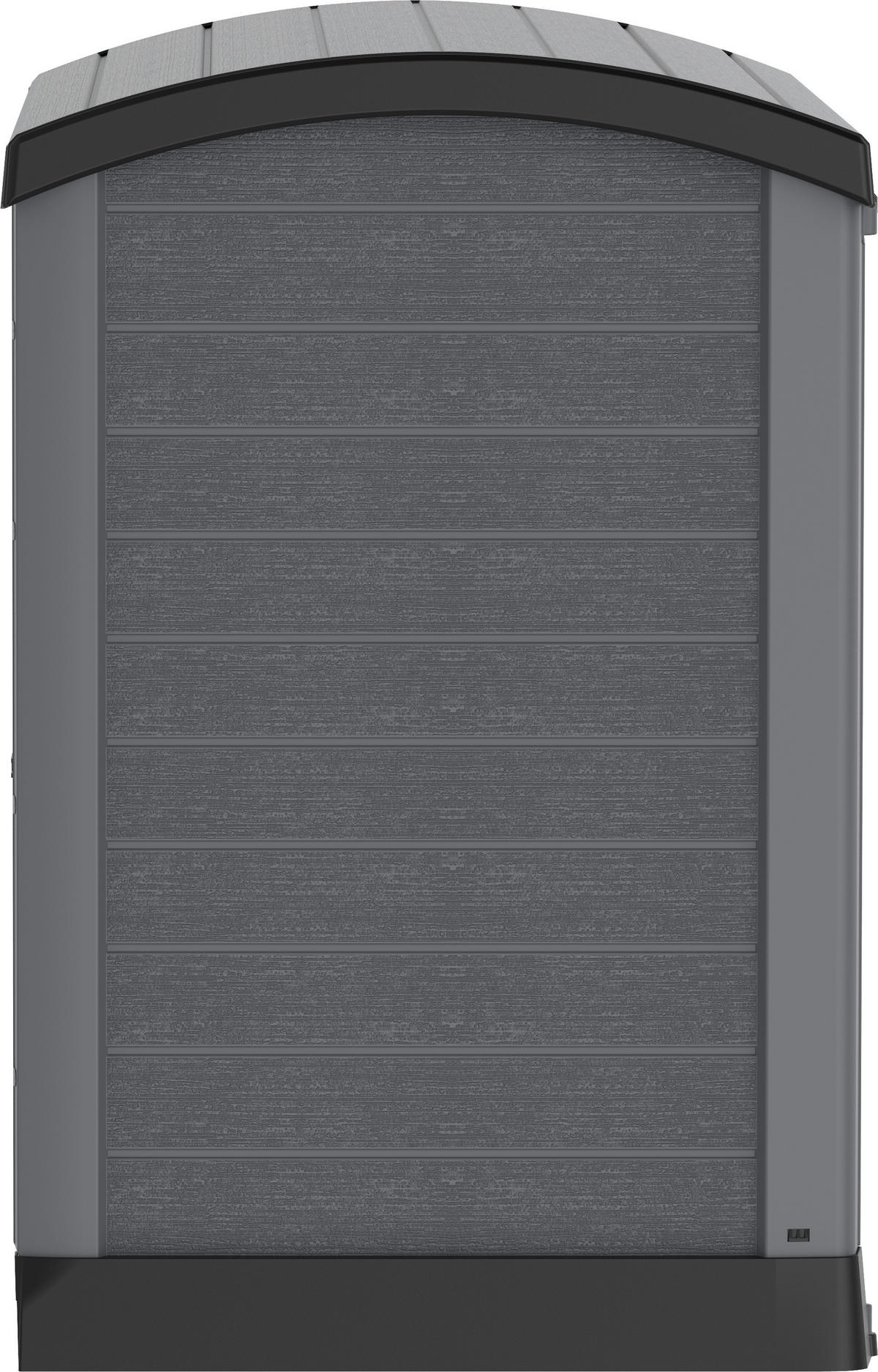 VCM Mülltonnenbox 2er StoreAway grau Kunststoff B/H/L: ca. 145x125x83 cm StoreAway - grau (83,00/145,00/125,00cm) - VCM