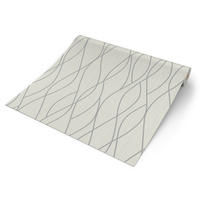 Vinyltapete Grafik Silbergrau B/L: ca. 53x1005 cm Vinyltapete_1431-81 - Silbergrau (53,00/1005,00cm)