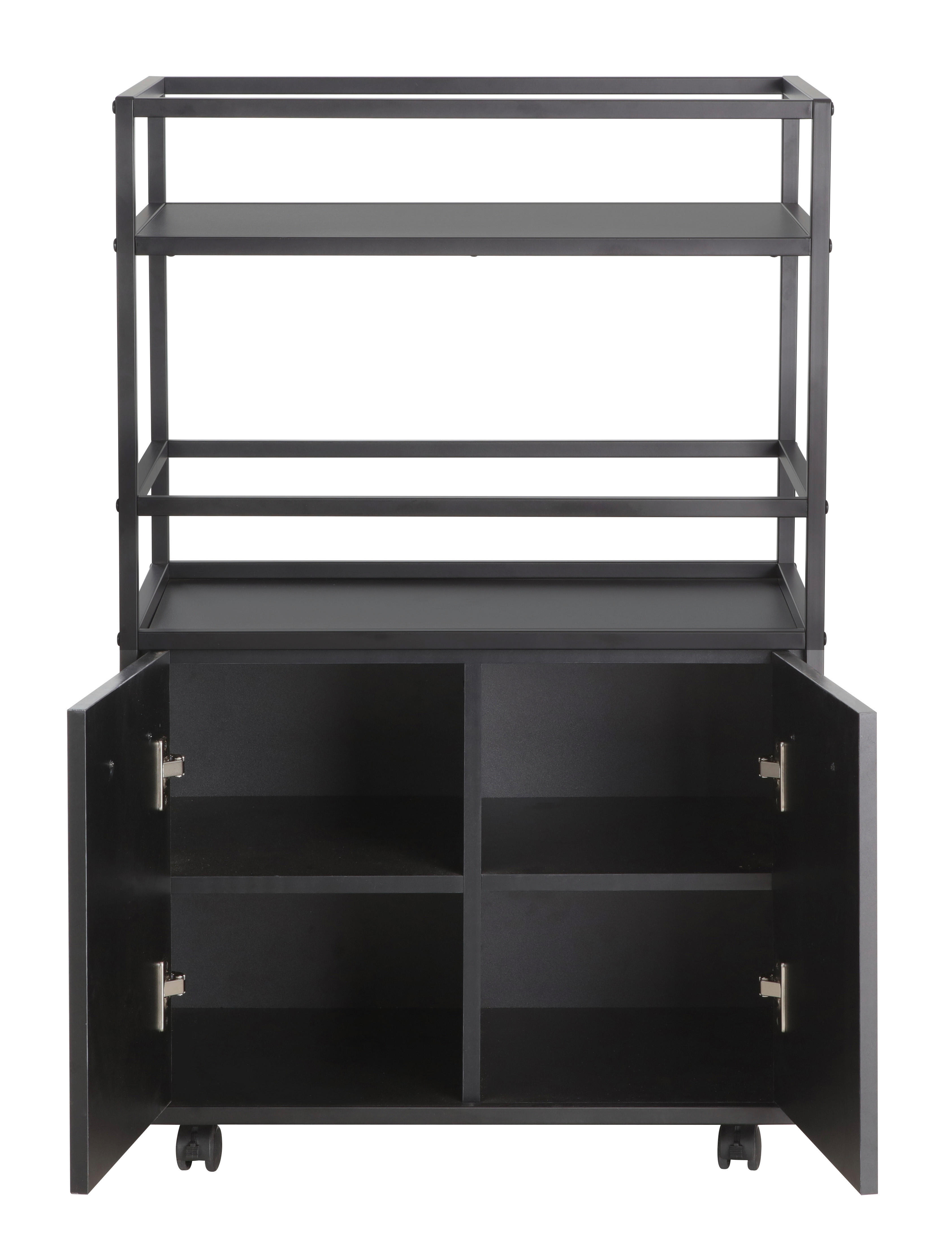 Barwagen Mosaik schwarz Metall B/H/T: ca. 60x94x40 cm Mosaik - schwarz (60,00/94,00/40,00cm)