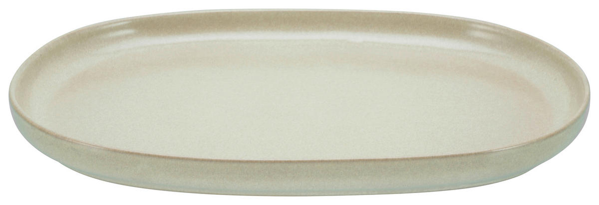 CreaTable Servierplatte Uno Sand sand Steinzeug Uno Sand - sand - CreaTable