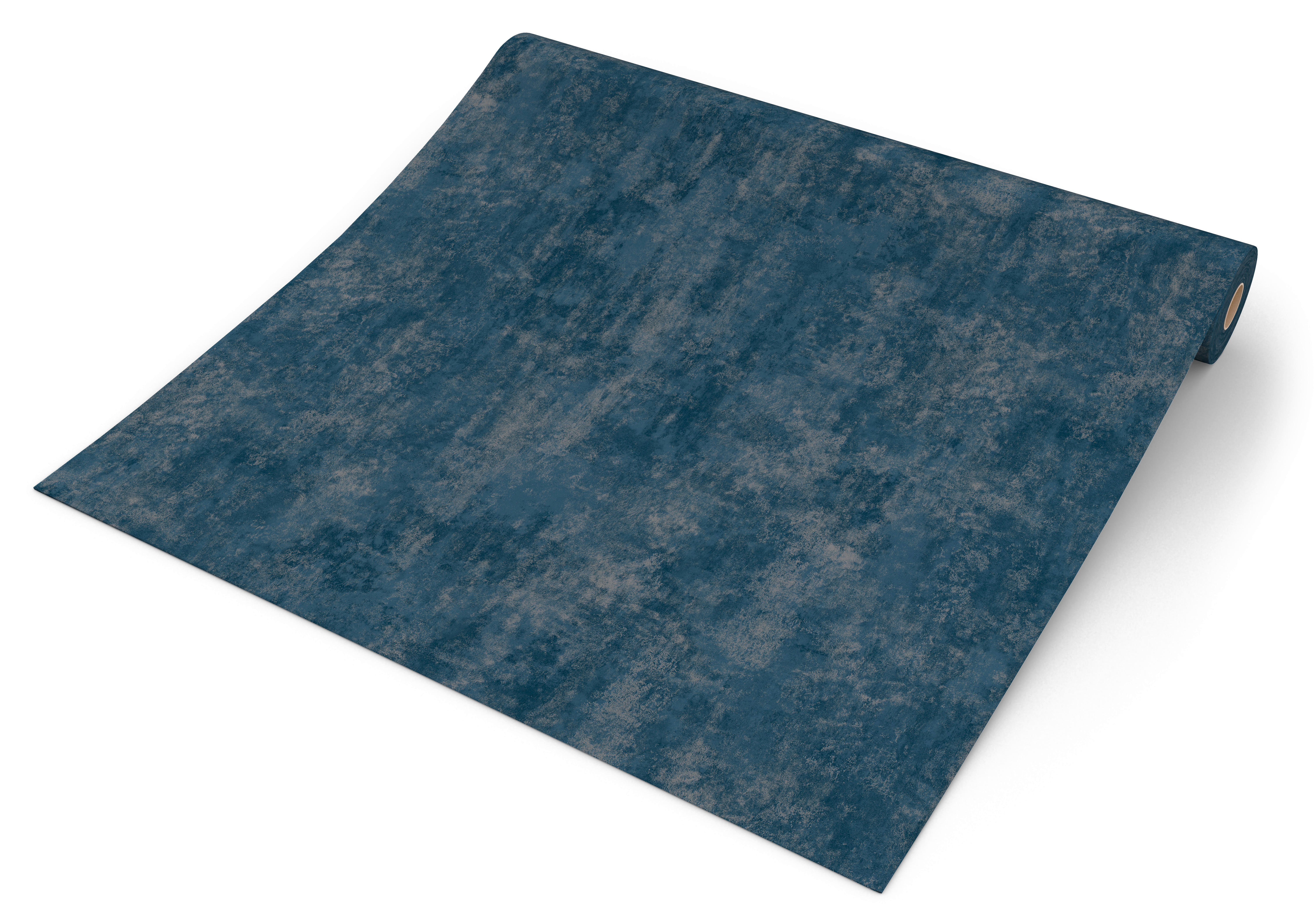 UGEPA Vinyltapete Putzoptik dunkelblau B/L: ca. 53x1005 cm Vinyltapete_A528-21 - dunkelblau (53,00/1005,00cm) - UGEPA