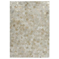 360Living Teppich Dazzle elfenbein B/L: ca. 120x170 cm Dazzle - gold/elfenbein (120,00/170,00cm) - 360Living