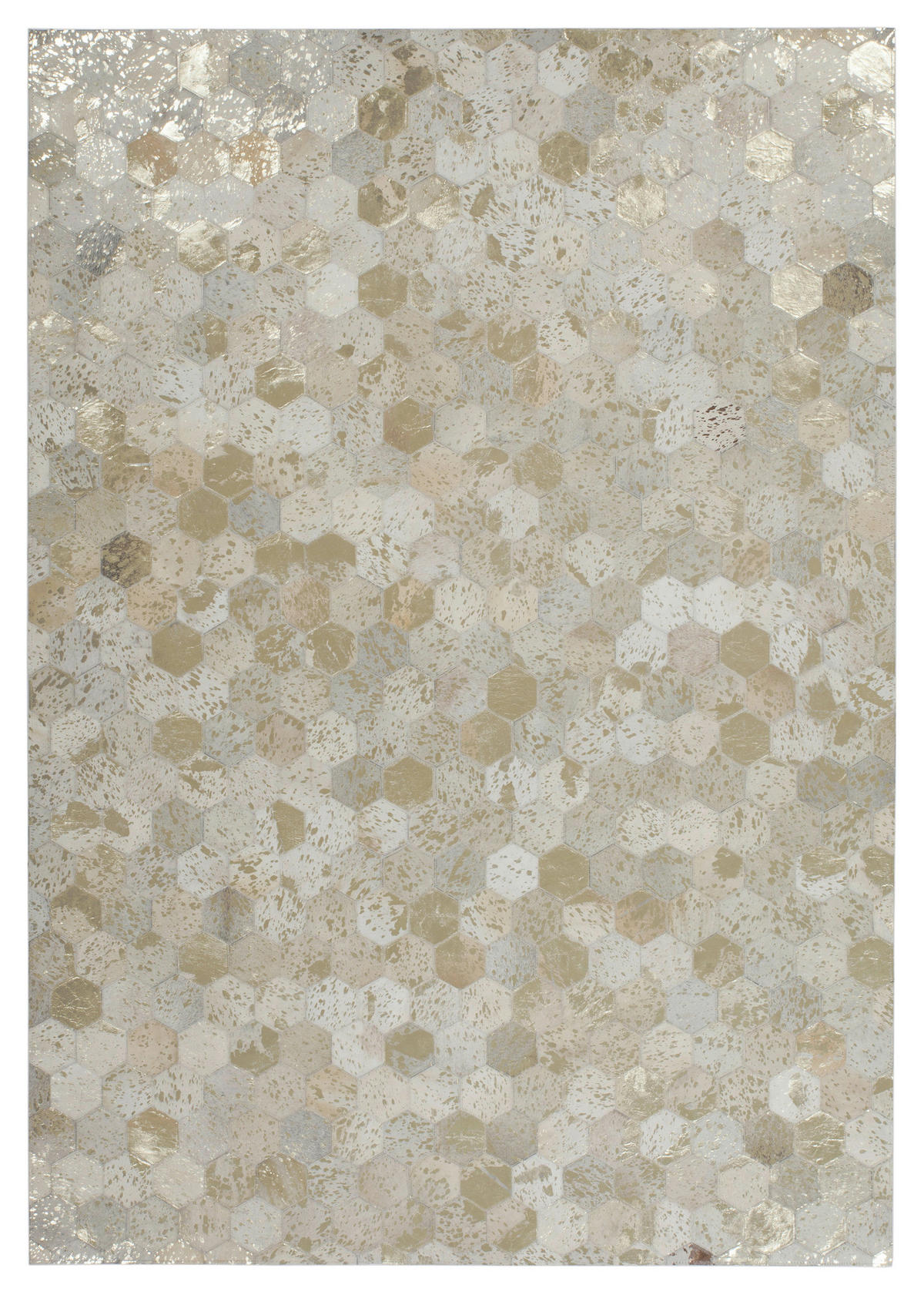 360Living Teppich Dazzle elfenbein B/L: ca. 120x170 cm Dazzle - gold/elfenbein (120,00/170,00cm) - 360Living