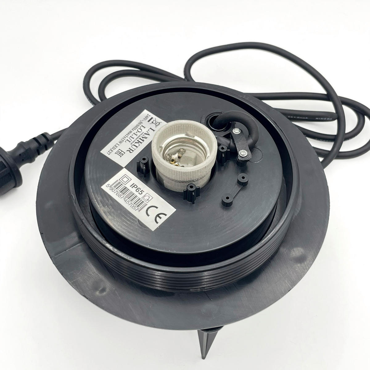 Außenleuchte stein B/H/L: ca. 35x38x35 cm GARDENBALL - stein (35,00/35,00/38,00cm) - Lamkur