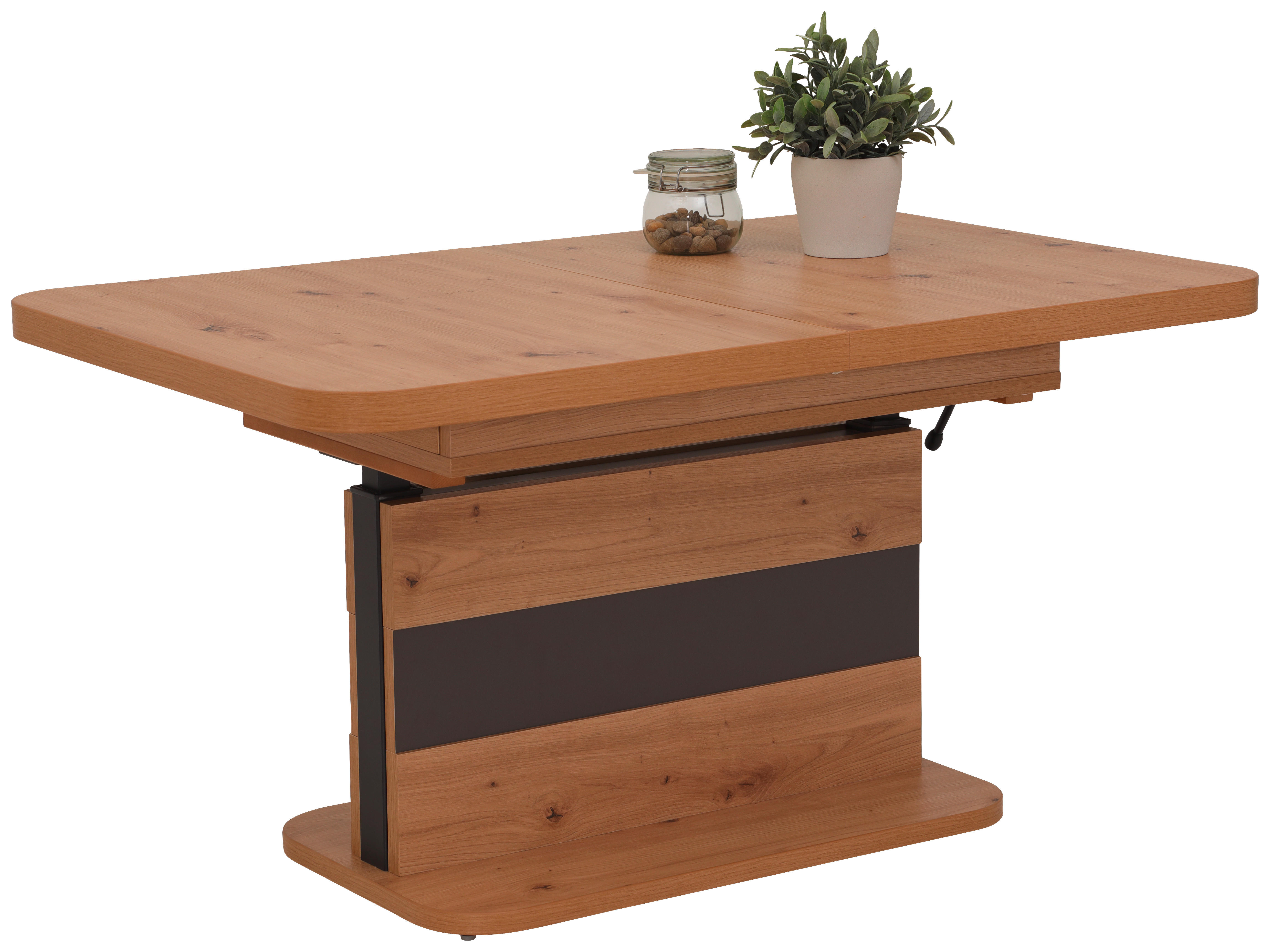 Couchtisch Gustav Eiche Artisan anthrazit Nachbildung B/H/T: ca. 110x58x70 cm Gustav - Eiche/anthrazit (110,00/58,00/70,00cm)