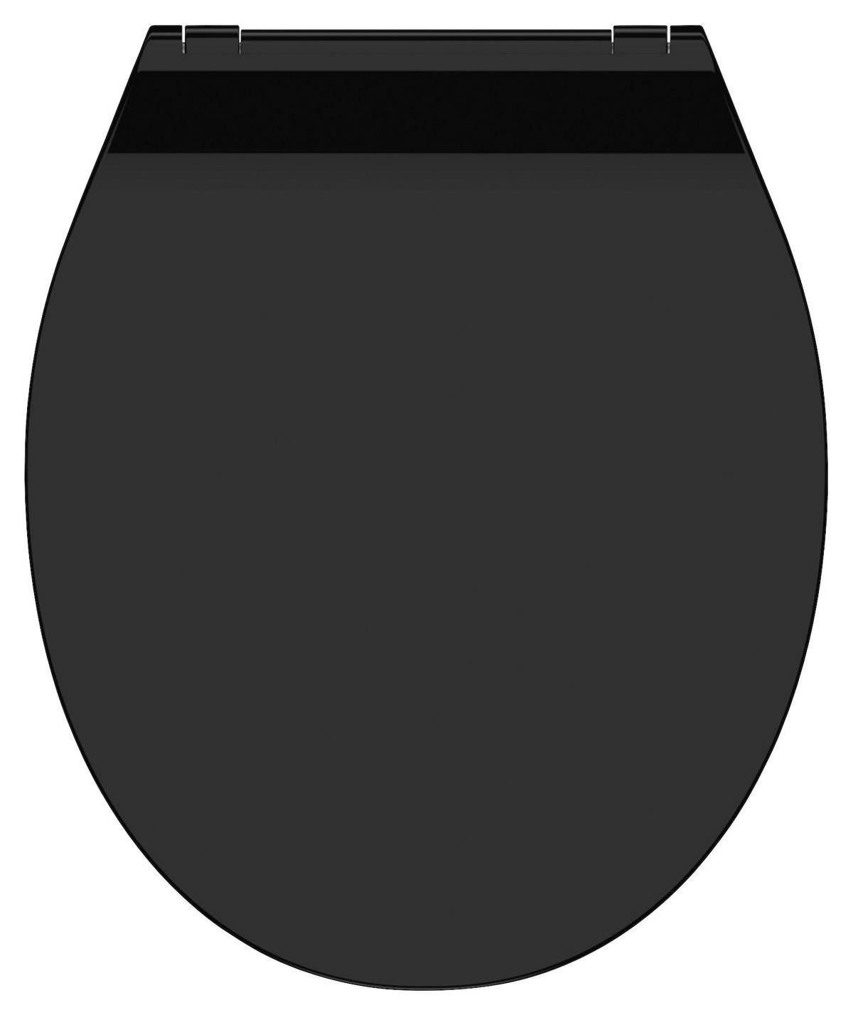 WC-Sitz WC-Sitz_Slim_Black Duroplast - schwarz - Eisl