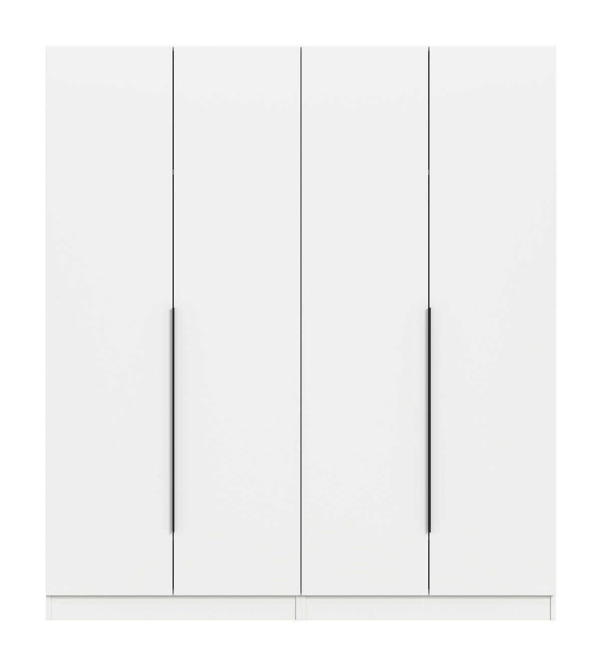 Kleiderschrank KOPENHAGEN weiß B/H/T: ca. 160x181x52 cm KOPENHAGEN - weiß (160,00/181,00/52,00cm) - xonox.home