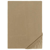 Boxspring Spannbetttuch Boxspring-Spannbetttuch taupe - taupe (200,00/180,00/40,00cm) - POCOline