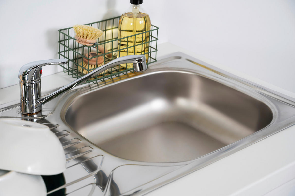 Respekta Küchenblock Amanda weiß Hochglanz B/H/T: ca. 310x200x60 cm Amanda - weiß/Edelstahloptik (310,00/200,00/60,00cm) - Respekta