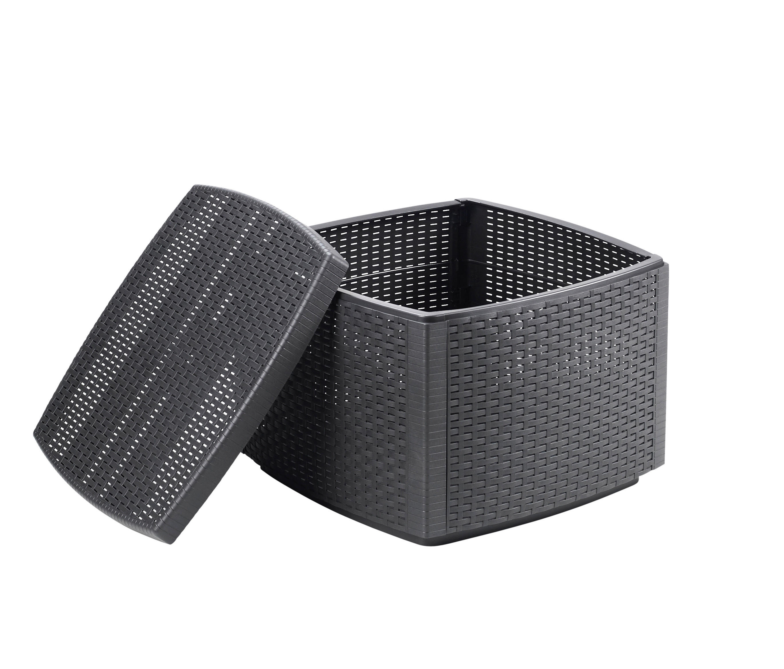 ProGarden Balkonset Three anthrazit Kunststoff Three - anthrazit - ProGarden