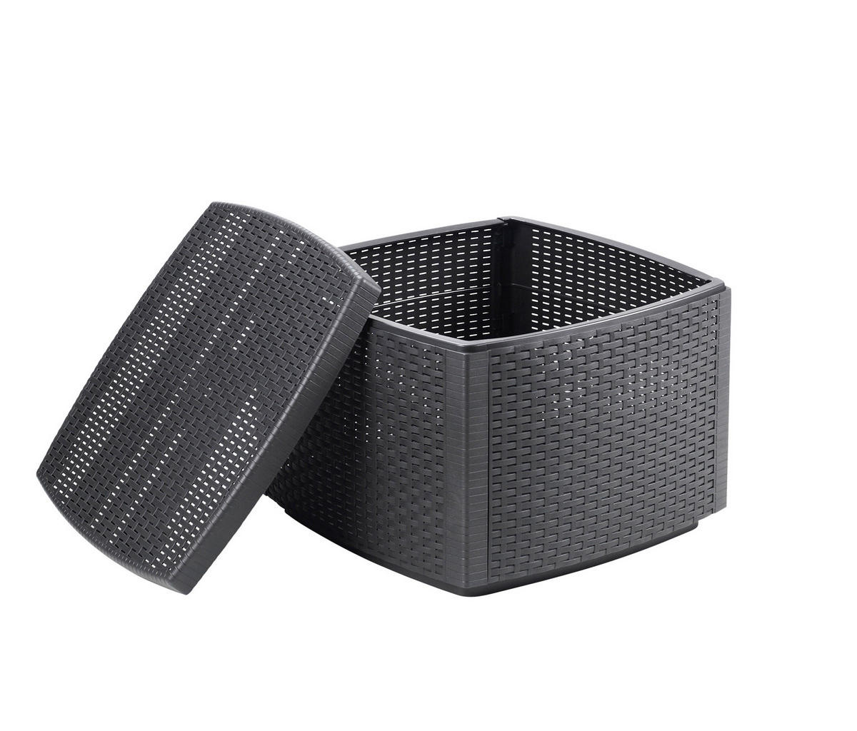 ProGarden Balkonset Three anthrazit Kunststoff Three - anthrazit - ProGarden