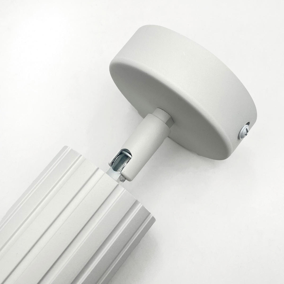 Lamkur Wandleuchte weiß Stahl B/H/L: ca. 8x16x8 cm GU10 1 Brennstellen Prisma - weiß (8,00/8,00/16,00cm) - Lamkur