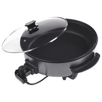 SCHÄFER Elektrische Multipfanne 20371 schwarz Metall Glas H/D: ca. 9x42 cm Elektrische_Multipfanne 20371 - schwarz (42,00/9,00cm) - SCHÄFER