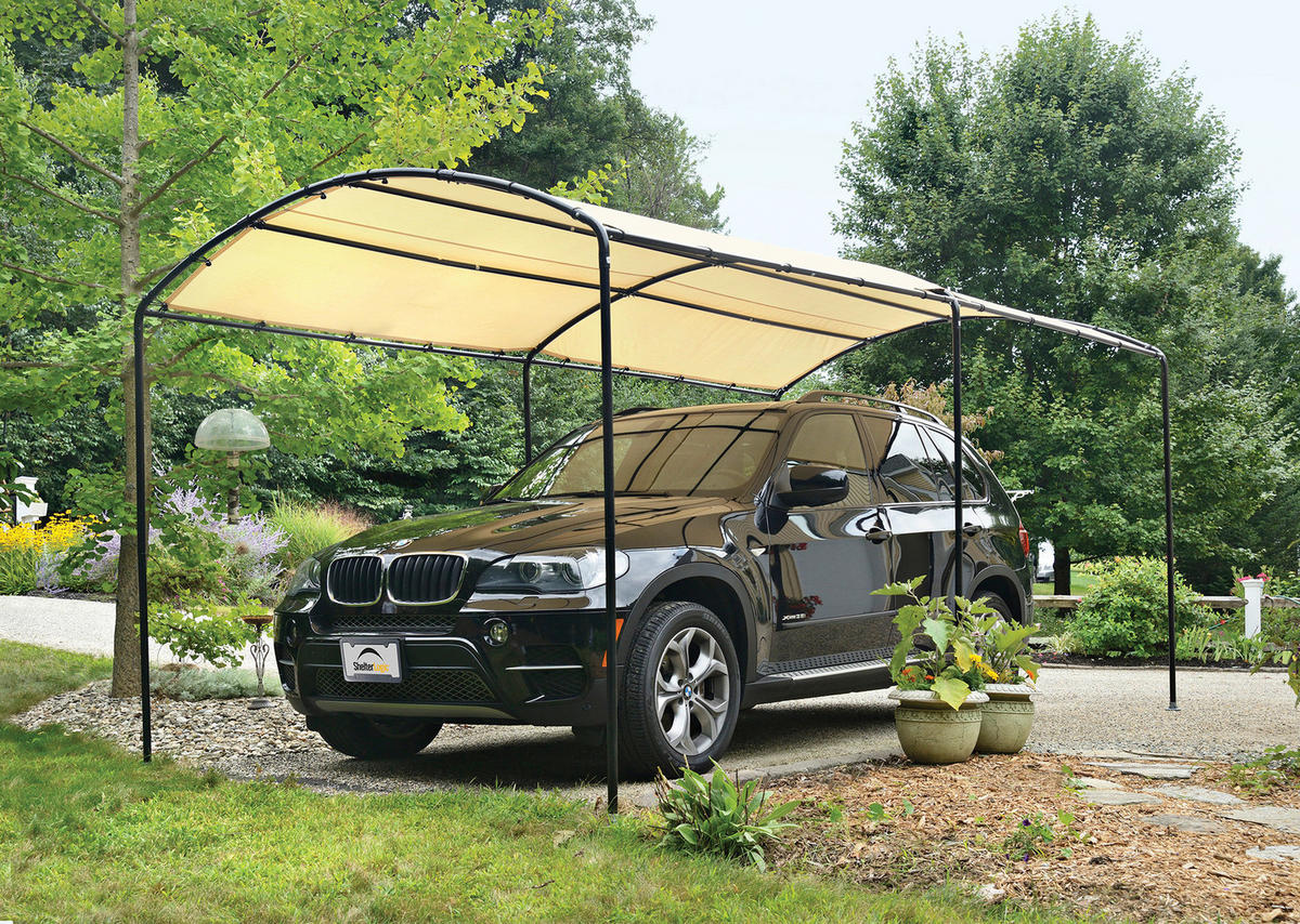 ShelterLogic Carport B/H/L: ca. 270x240x490 cm Carport - beige (490,00/270,00/240,00cm) - ShelterLogic