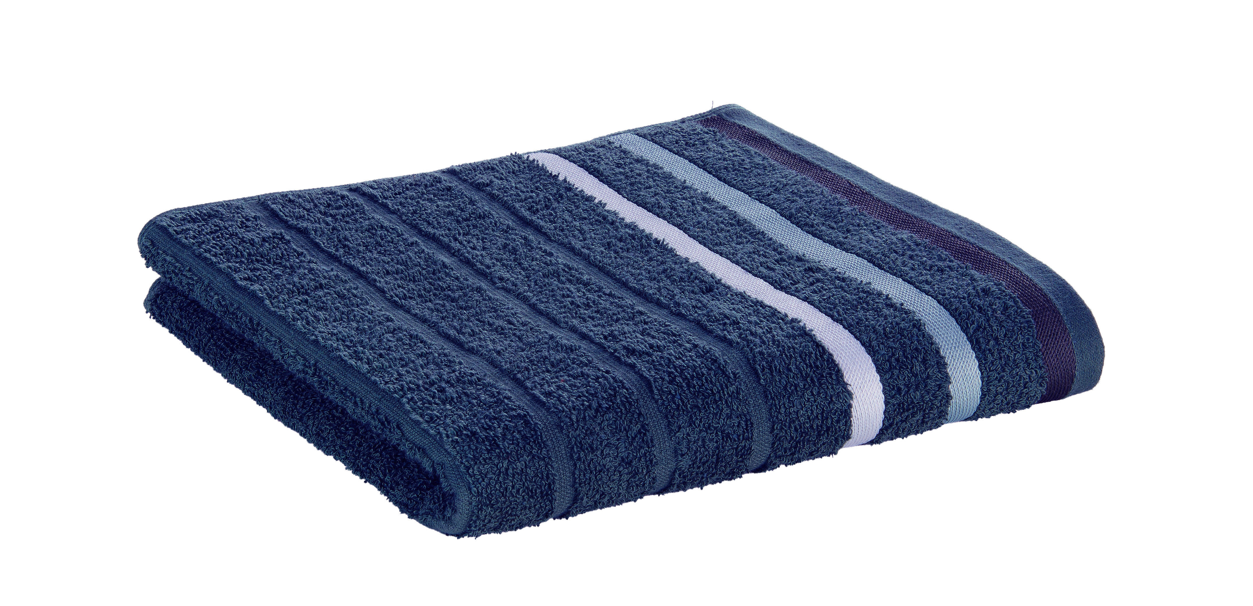 Handtuch Marta Marta - dunkelblau (50,00/100,00cm) - oh cosy