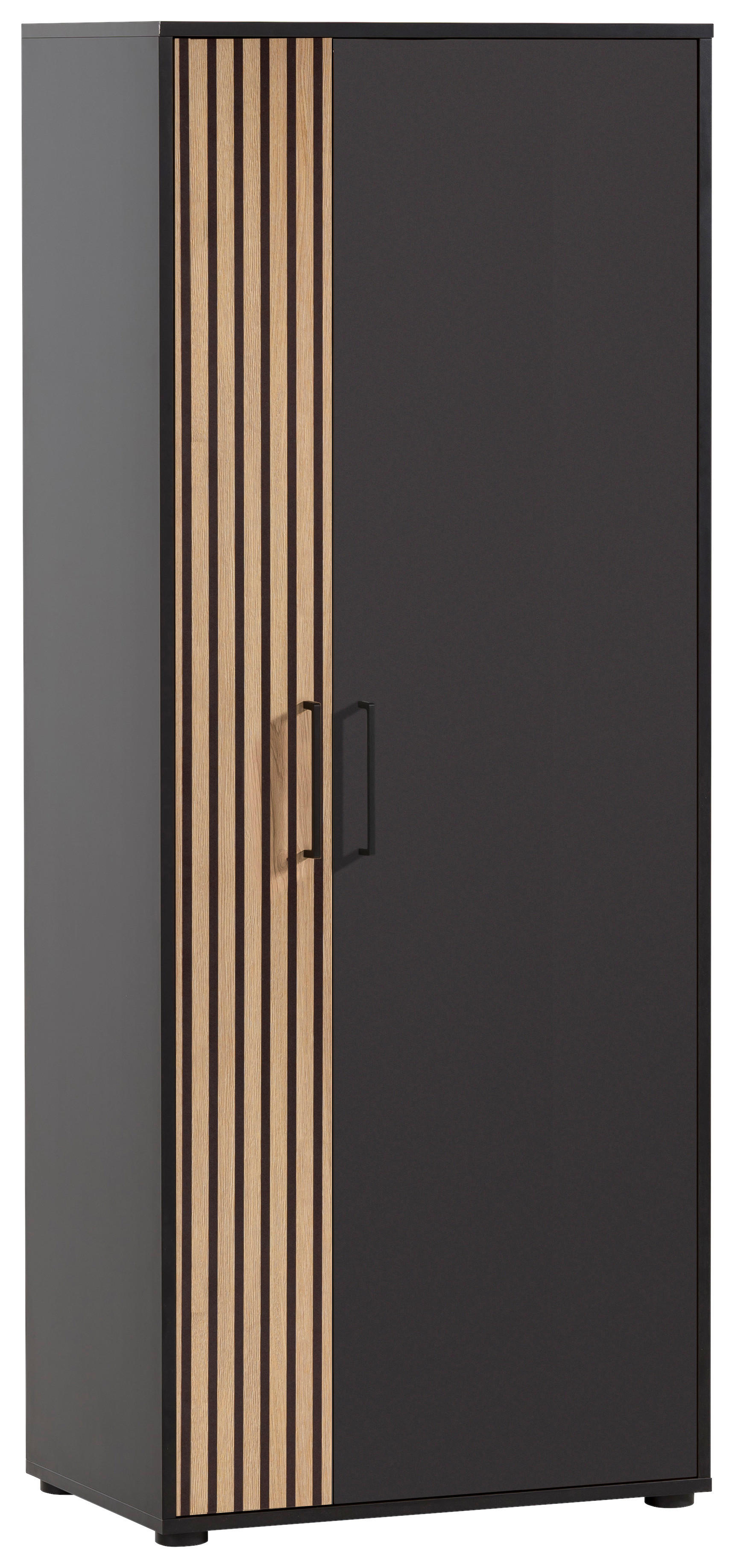 Aktenschrank Hank schwarz matt B/H/T: ca. 65,1x163,6x41 cm Hank - schwarz (65,10/163,60/41,00cm) - Möbelpartner