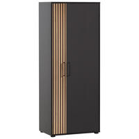 Aktenschrank Hank schwarz matt B/H/T: ca. 65,1x163,6x41 cm Hank - schwarz (65,10/163,60/41,00cm) - Möbelpartner