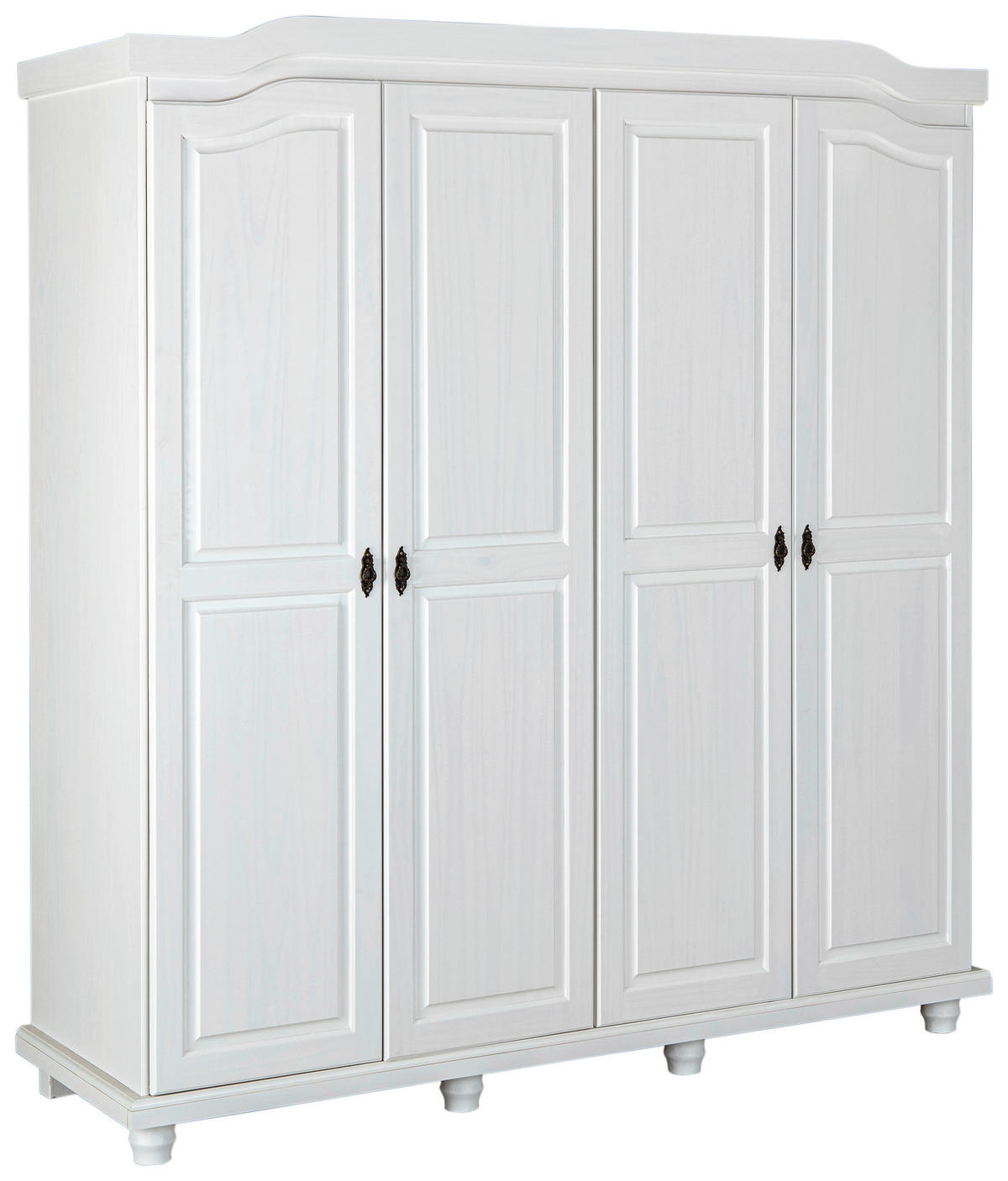 Kleiderschrank Isny weiß B/H/T: ca. 182x198x60 cm Isny - weiß (182,00/198,00/60,00cm) - Inter Link