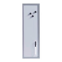 Zeller Magnet-/Schreibtafel Magnet-/Schreibtafel - grau (59,50/18,50/1,50cm) - Zeller