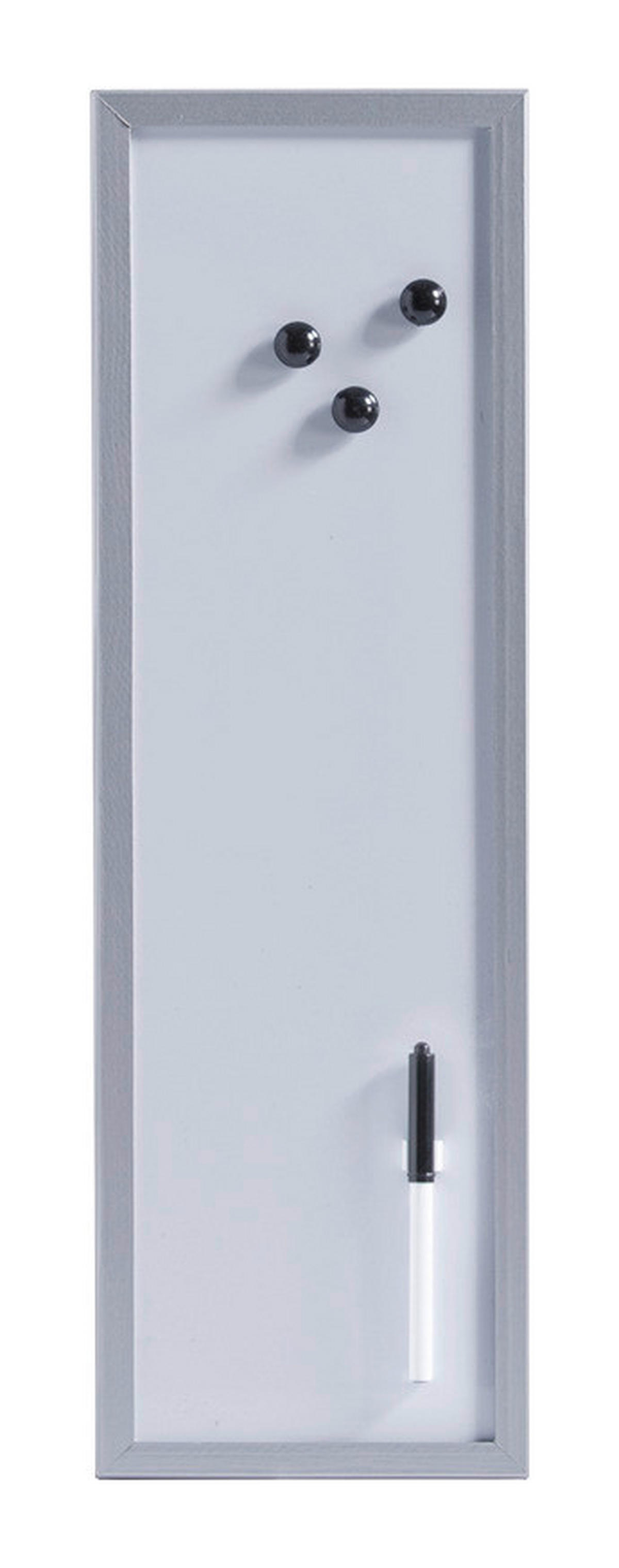 Zeller Magnet-/Schreibtafel Magnet-/Schreibtafel - grau (59,50/18,50/1,50cm) - Zeller